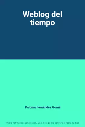 Couverture du produit · Weblog del tiempo