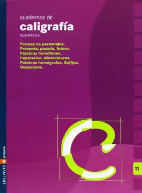 Couverture du produit · Cuaderno de caligrafia 11 Cuadricula (Primaria)