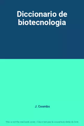 Couverture du produit · Diccionario de biotecnologia