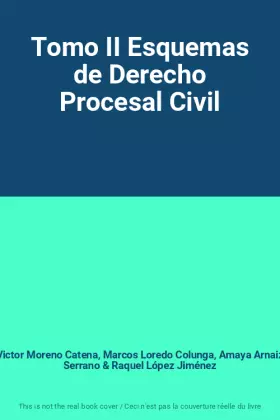 Couverture du produit · Tomo II Esquemas de Derecho Procesal Civil