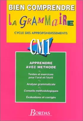 Couverture du produit · BIEN COMP GRAMMAIRE CM1    (Ancienne Edition)