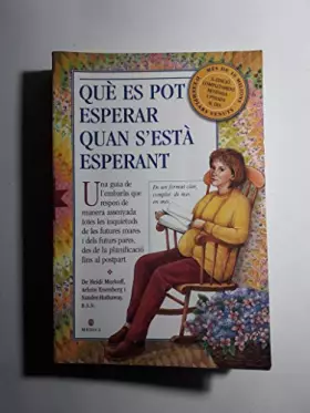 Couverture du produit · **QUE ES POT ESPERAR QUAN S'ESTA ESPERANT3/ED