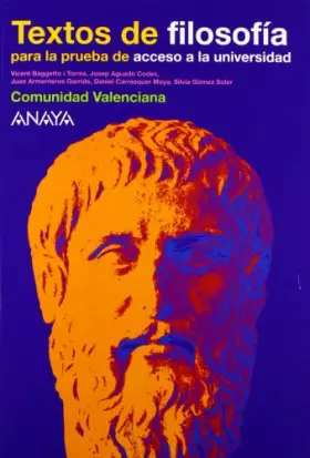 Couverture du produit · Textos de filosofía para la prueba de acceso a la Universidad