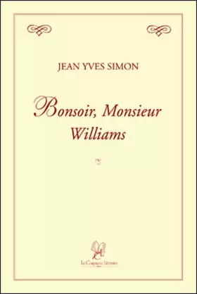 Couverture du produit · Bonsoir, monsieur williams
