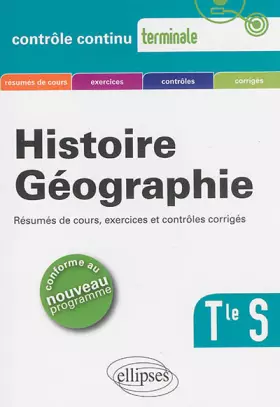 Couverture du produit · Histoire Géographie Terminale S Nouveau Programme