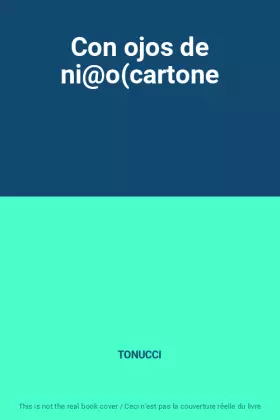 Couverture du produit · Con ojos de ni@o(cartone