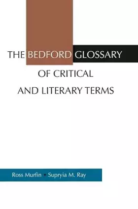 Couverture du produit · The Bedford Glossary of Literary Terms