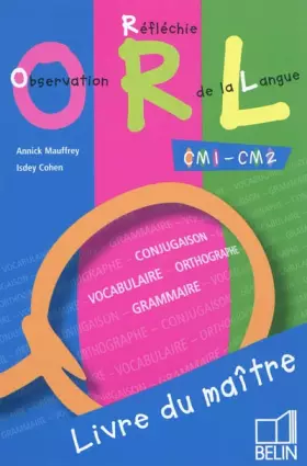 Couverture du produit · ORL - Livre du professeur