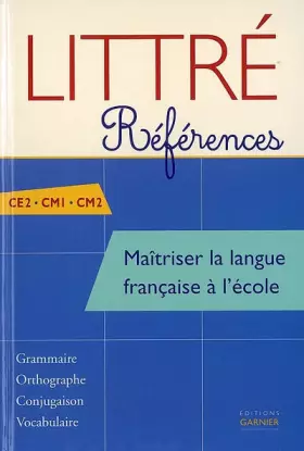 Couverture du produit · Maîtriser la langue française à l'école CE2/CM1/CM2