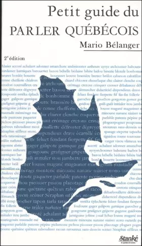 Couverture du produit · Petit guide du parler québécois