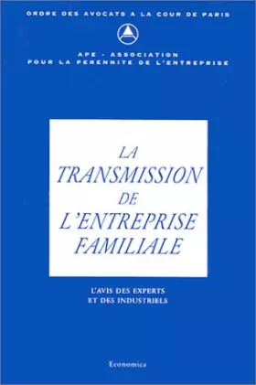 Couverture du produit · La transmission de l'entreprise familiale