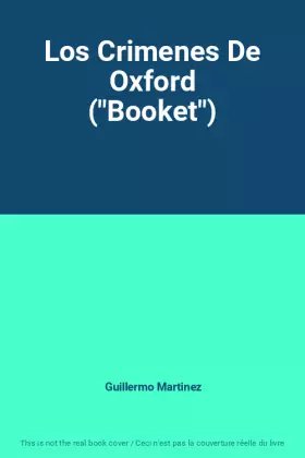 Couverture du produit · Los Crimenes De Oxford ("Booket")
