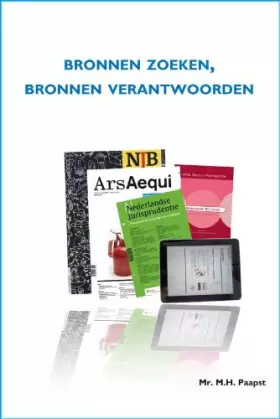 Couverture du produit · Bronnen zoeken, bronnen verantwoorden