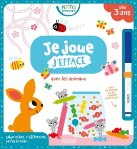 Couverture du produit · Je joue, j'efface avec les animaux