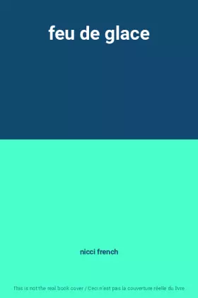 Couverture du produit · feu de glace