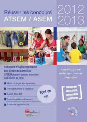 Couverture du produit · Réussir les concours ATSEM / ASEM 2012-2013