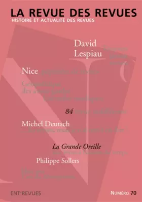 Couverture du produit · La Revue des revues - Histoire et actualité des revues - N° 70
