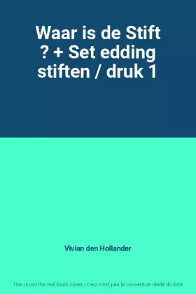 Couverture du produit · Waar is de Stift ? + Set edding stiften / druk 1