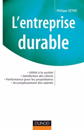 Couverture du produit · L'entreprise durable