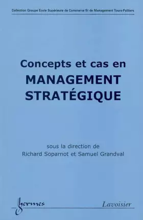 Couverture du produit · Concepts et cas en management stratégique