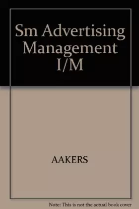 Couverture du produit · Sm Advertising Management I/M