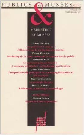 Couverture du produit · Publics et musées, revue numéros 11 et 12