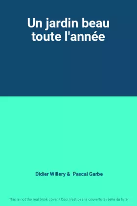 Couverture du produit · Un jardin beau toute l'année