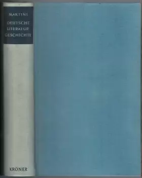 Couverture du produit · Deutsche Literaturgeschichte