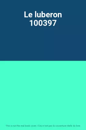Couverture du produit · Le luberon 100397