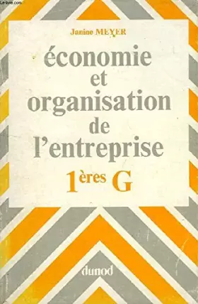 Couverture du produit · Économie et organisation de l'entreprise