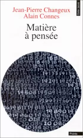 Couverture du produit · Matière à pensée