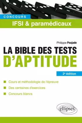 Couverture du produit · La bible des tests d'aptitude des concours IFSI et paramédicaux – 2e édition