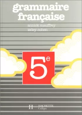 Couverture du produit · Grammaire française : 5e