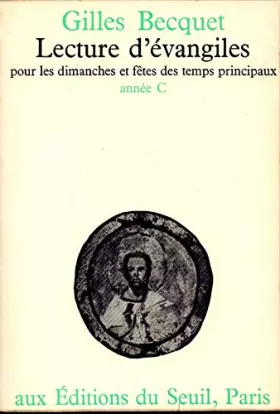 Couverture du produit · Lecture d'evangiles - annee c