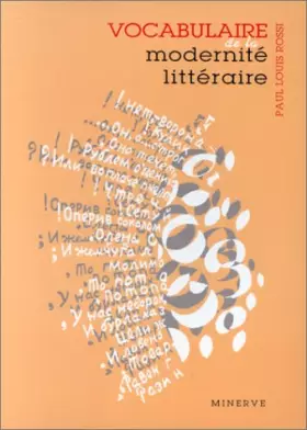Couverture du produit · Vocabulaire de la modernité littéraire