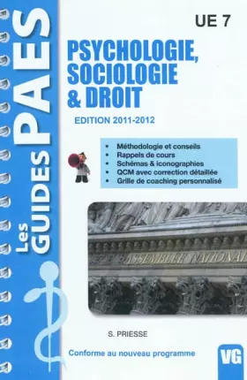 Couverture du produit · Psychologie, sociologie & droit UE 7