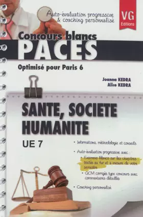 Couverture du produit · Santé, société, humanité UE 7: Optimisé pour Paris 6