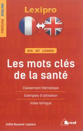 Couverture du produit · Les mots clés de la santé (français/anglais)
