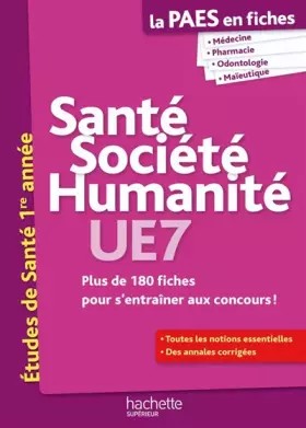 Couverture du produit · La PAES en fiches, Santé Société Humanité