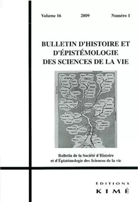 Couverture du produit · Bulletin d'Histoire et d'Epistemologie des Sciences De