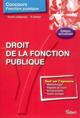 Couverture du produit · Droit de la fonction publique