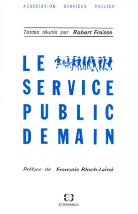 Couverture du produit · Le service public demain