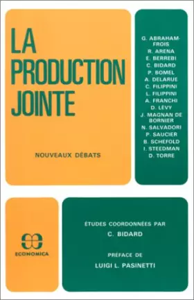 Couverture du produit · Production jointe