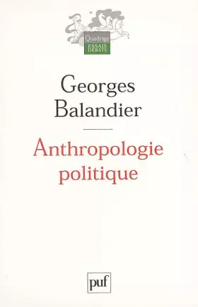 Couverture du produit · Anthropologie politique
