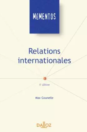 Couverture du produit · Relations internationales