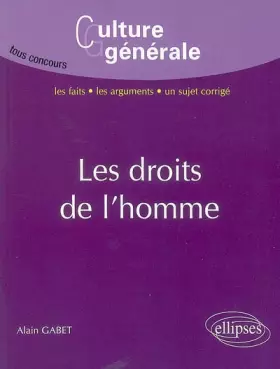 Couverture du produit · Les droits de l'homme