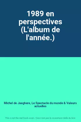 Couverture du produit · 1989 en perspectives (L'album de l'année.)