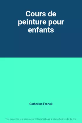 Couverture du produit · Cours de peinture pour enfants