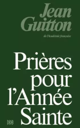 Couverture du produit · Prières pour l'année sainte