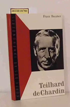 Couverture du produit · Teilhard de Chardin (Livre en allemand)
